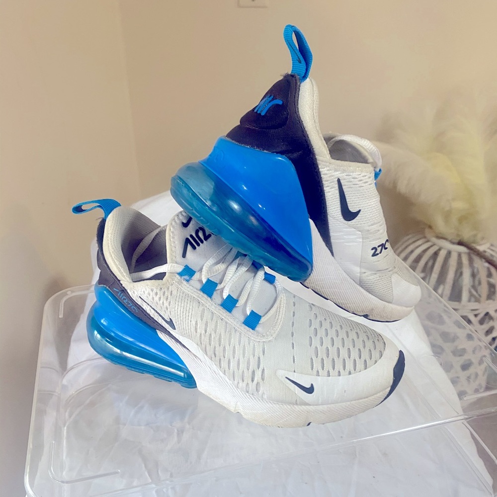 Nike air Max 270 white light photo blue